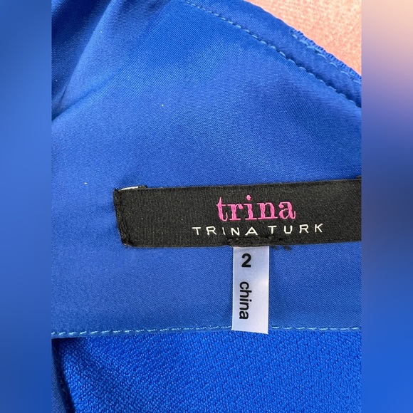EUC Trina Trina Turk Jurnee Cold Shoulder Dress - Picture 12 of 13